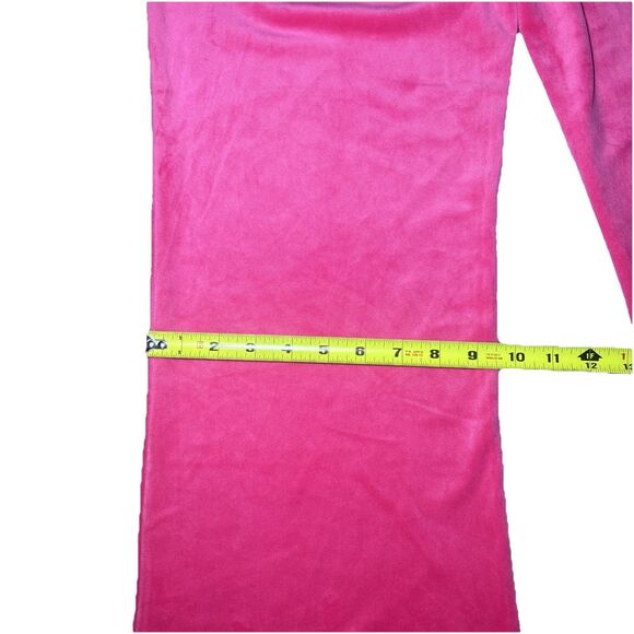 Juicy Couture Large OG Big Bling Hot Pink Velour Track Pants NWT - Picture 8 of 10